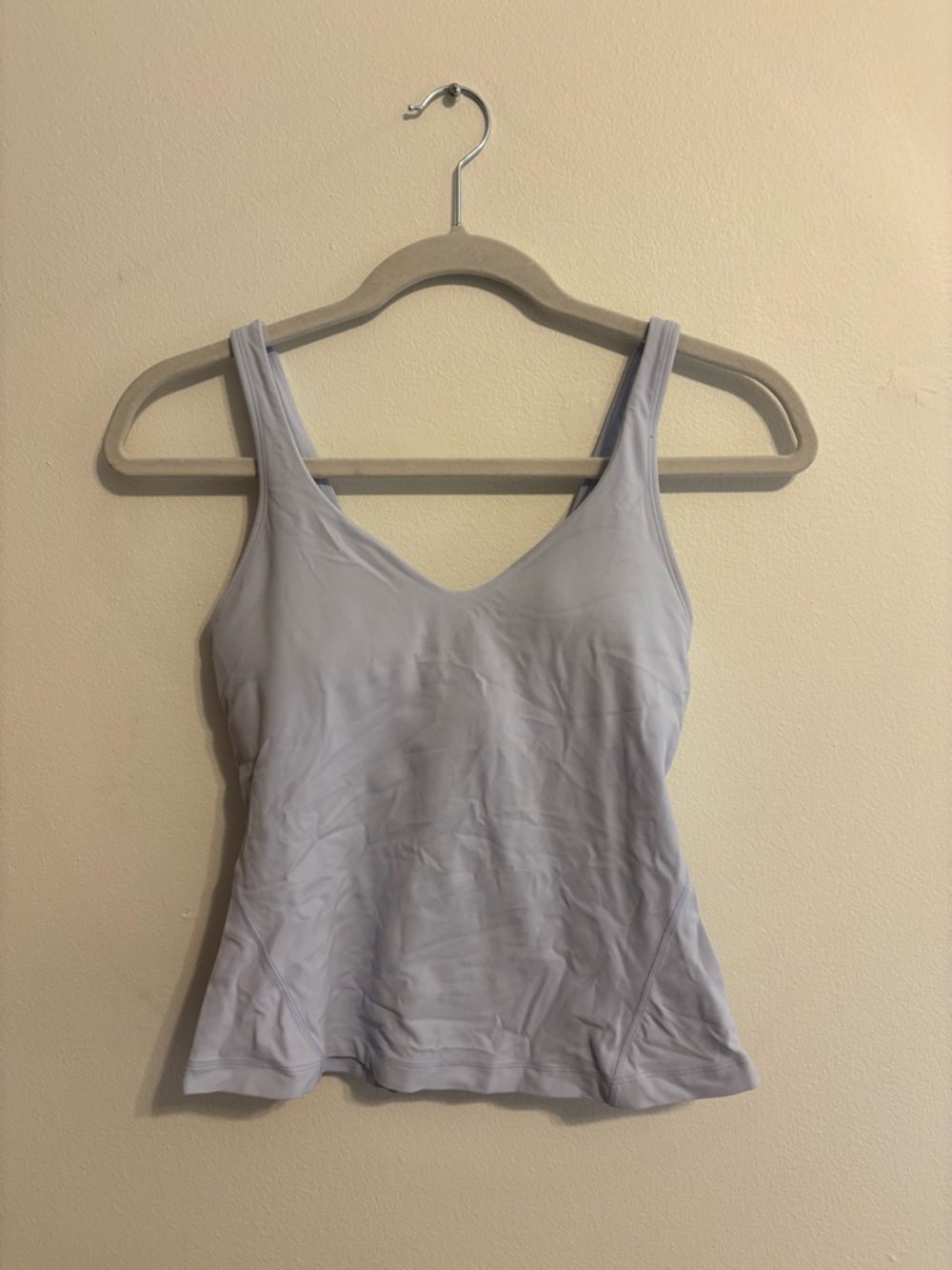 Lululemon Light Lavender Tank Top with Built-In Support